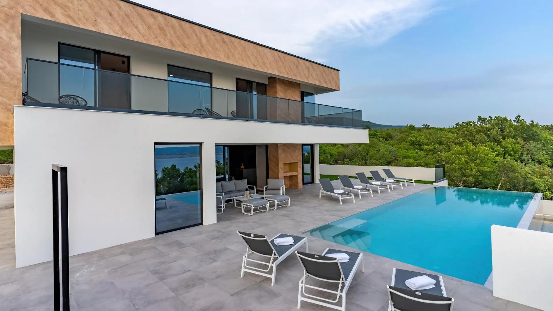 Luxury Villa With Private Pool, Sea View, 150M From Sea Jadranovo