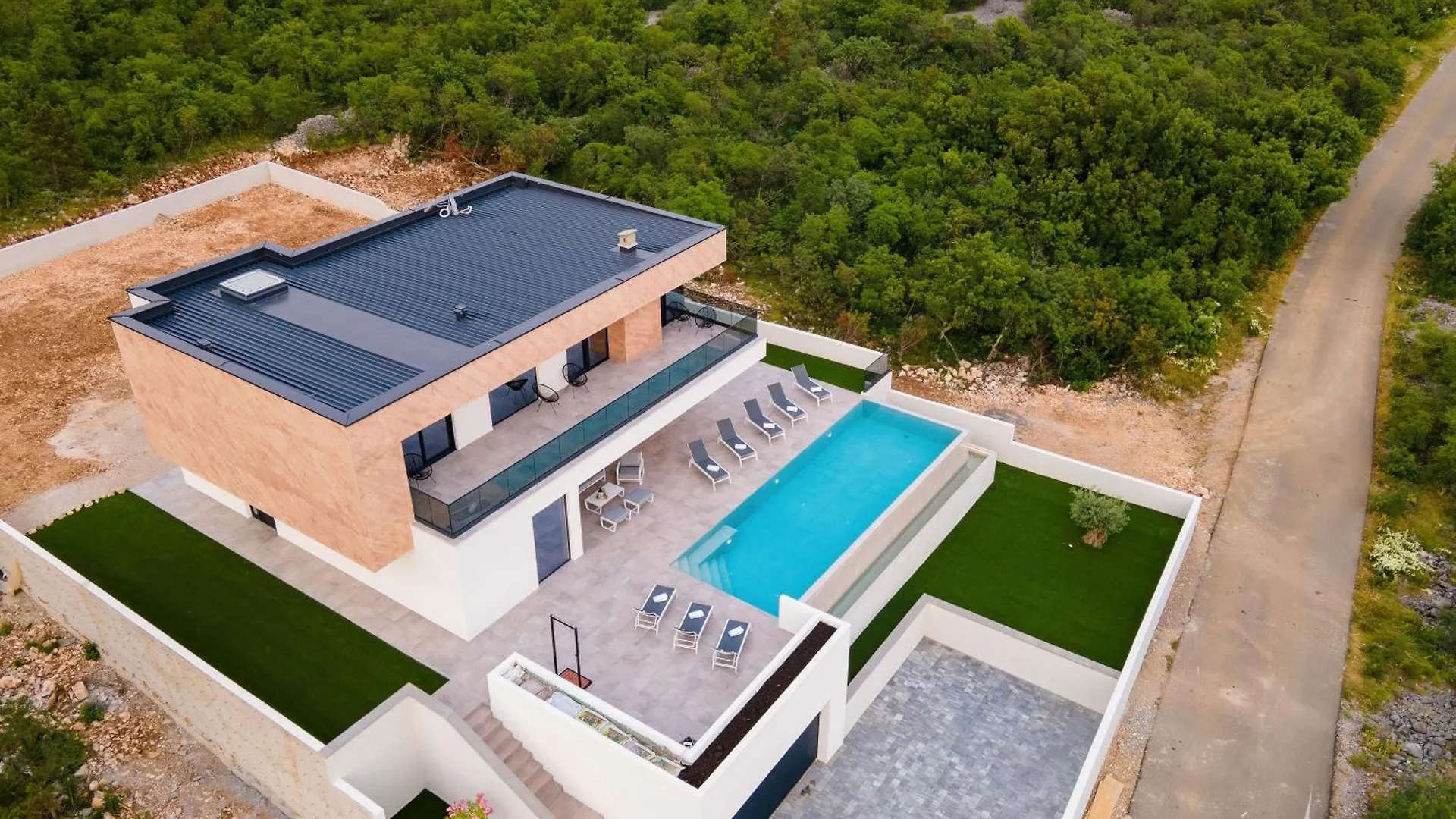 Luxury Villa With Private Pool, Sea View, 150M From Sea Jadranovo